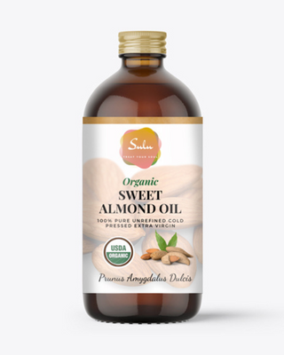 Sweet Almond Oil- USDA Organic Cold Pressed Unrefined
