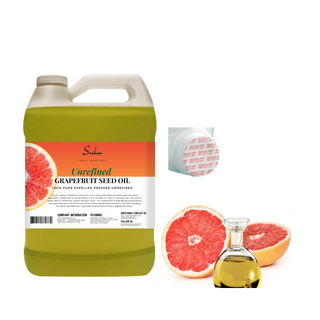 4 LBS Expeller Pressed Extra Virgin Grapefruit Seed Oil