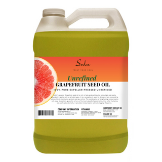 4 LBS Expeller Pressed Extra Virgin Grapefruit Seed Oil