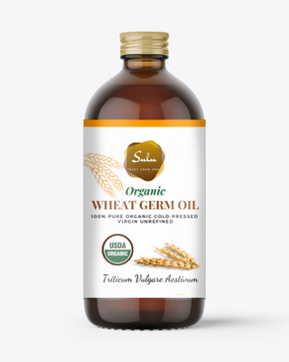 Wheat Germ Oil- USDA Organic Unrefined Extra Virgin Cold Pressed