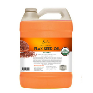 4 lbs of Organic Flax seed oil 100% pure oil cold pressed ALA 50