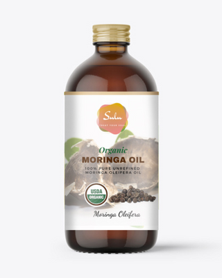 Moringa Oil- USDA Organic Unrefined Cold Pressed Virgin