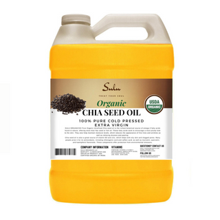 1 Gallon Cold Pressed Unrefined Chia Seed Oil All Natural Premium Quality