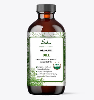 100% Pure Organic Therapeutic Grade Dill Essential Oil