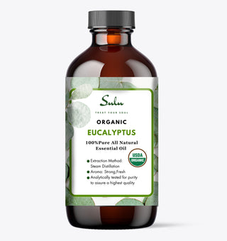 Organic Eucalyptus Essential Oil 100% Pure and Natural Organic