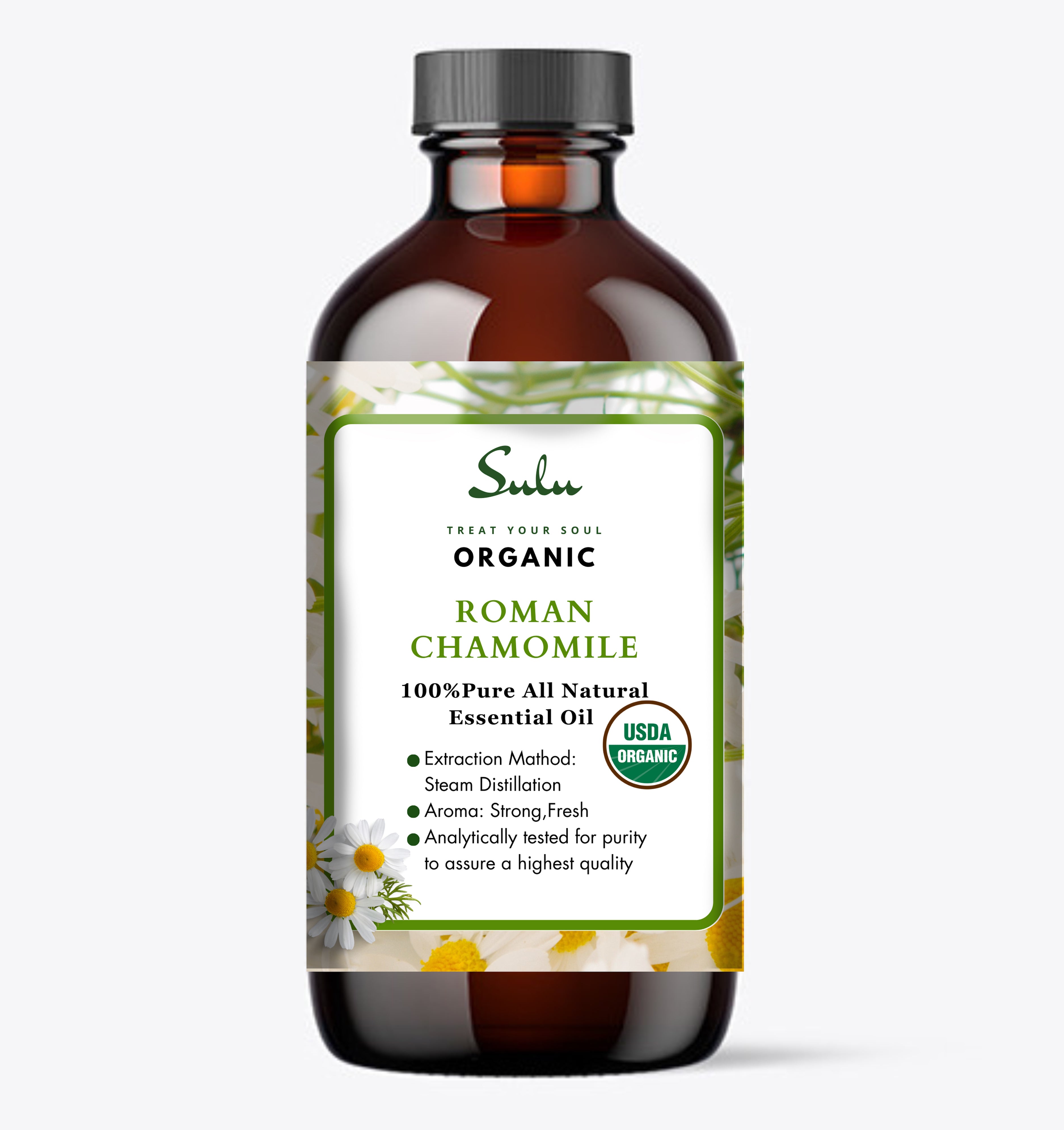 100% Pure and Natural Organic Roman Chamomile Essential Oil – SULU ORGANICS®