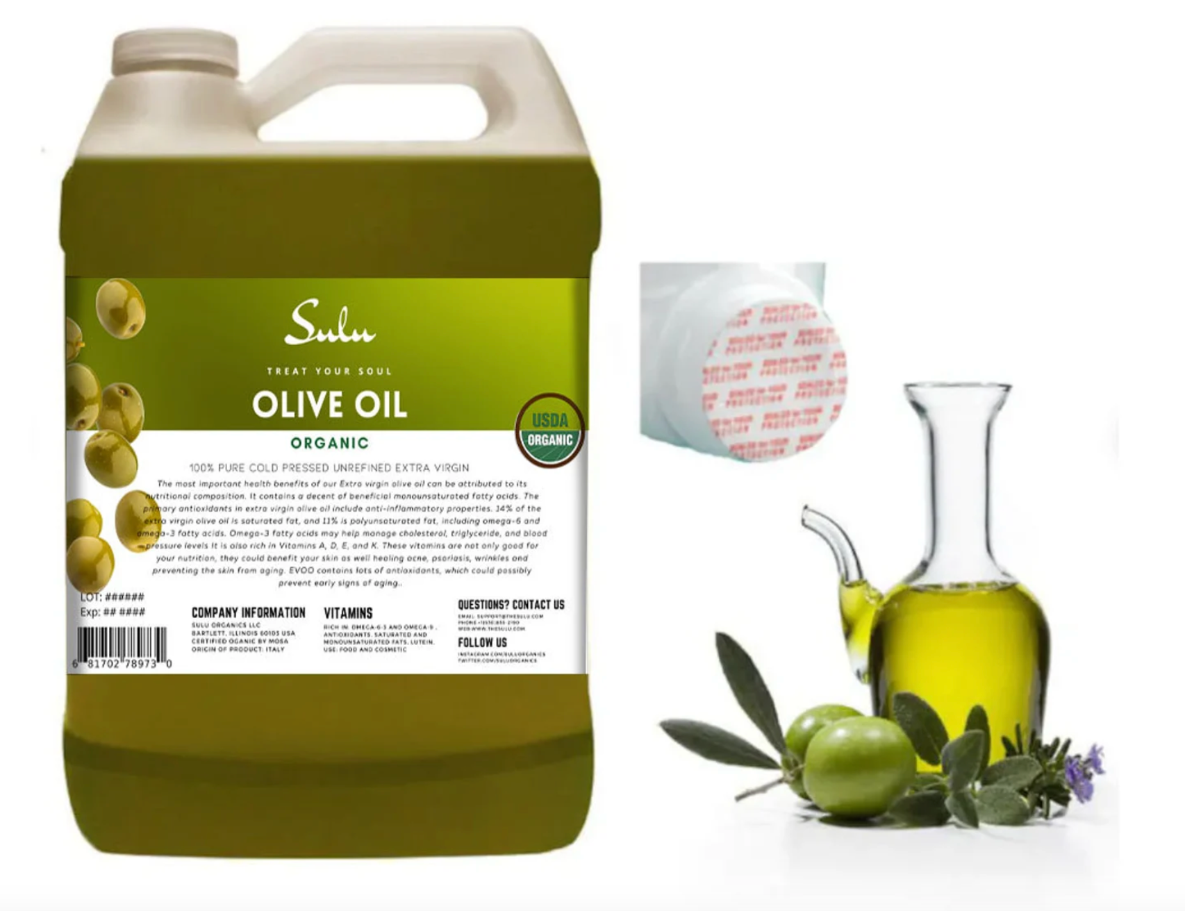 Olive oil refined organic cold pressed premium natural fresh 100% pure 7 lb  buy