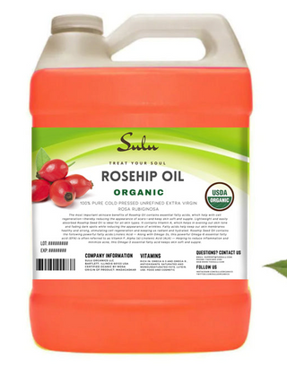 4 lbs  Unrefined Rosehip Oil Cold Pressed Organic Virgin Rose Hip