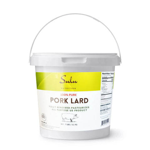100% Pure Pork Lard-All Purpose-Keto-Paleo Friendly - SULU ORGANICS®