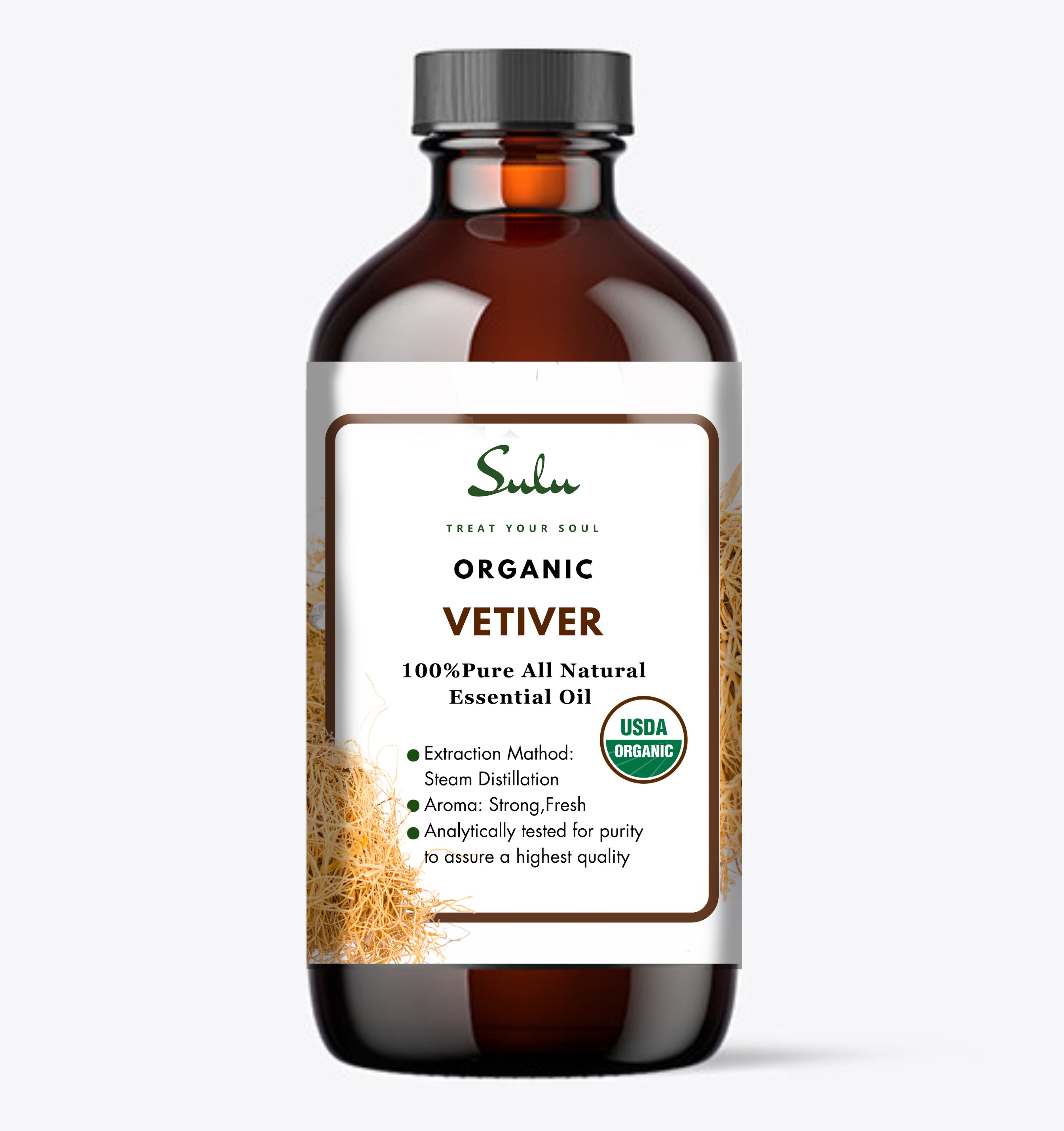 Vetiver Organic Essential Oil: Essential Oils