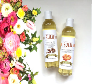 PURE CASTOR OIL AND SWEET ALMOND OIL FOR DAILY NATURAL FACE CLEANSER