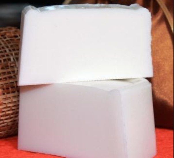 Soap Base, H: 6 cm, L: 19 cm, W: 12,5 cm, White, 1 kg