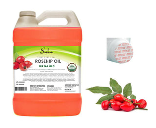 1 Gallon 100% Pure Organic Unrefined Extra Virgin Cold Pressed Rosehip Oil