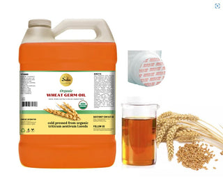 1 Gallon 100% Pure Extra Virgin Unrefined Wheat Germ oil cold pressed